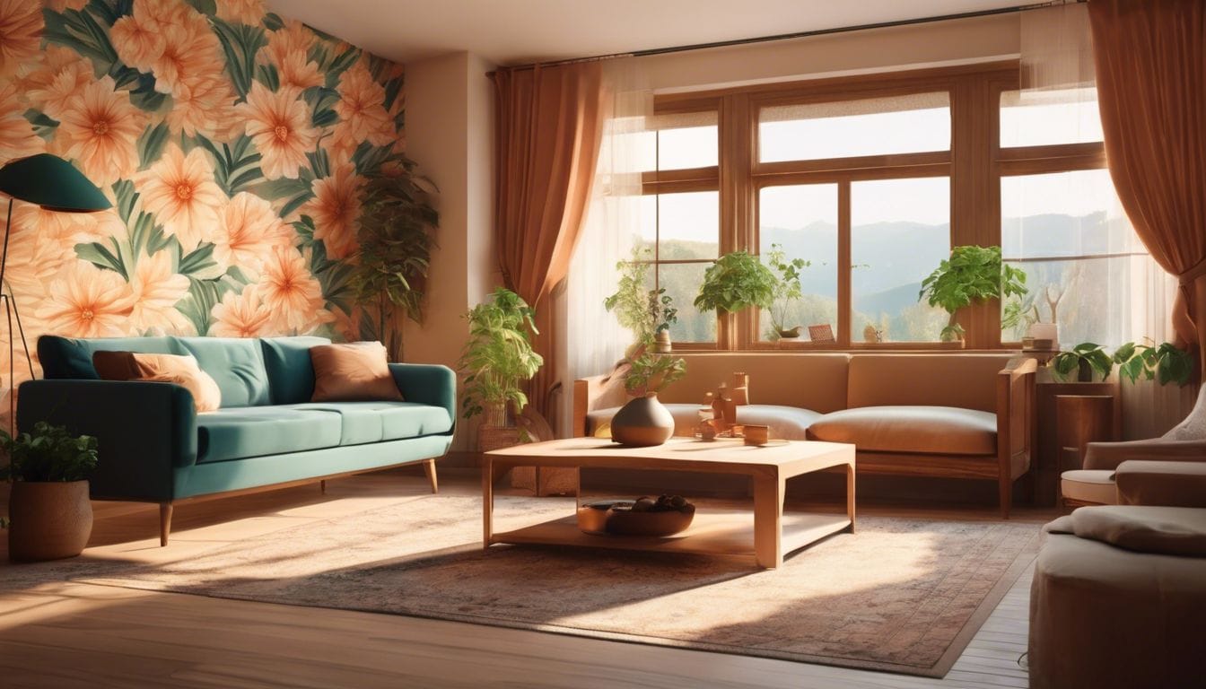 Behang Woonkamer: Ideeën en Voorbeelden