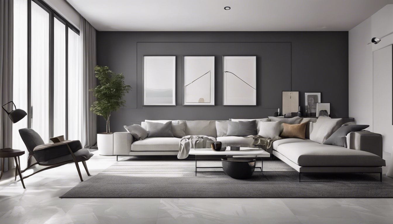 Grijze Tegels Woonkamer: Tijdloos en Strak