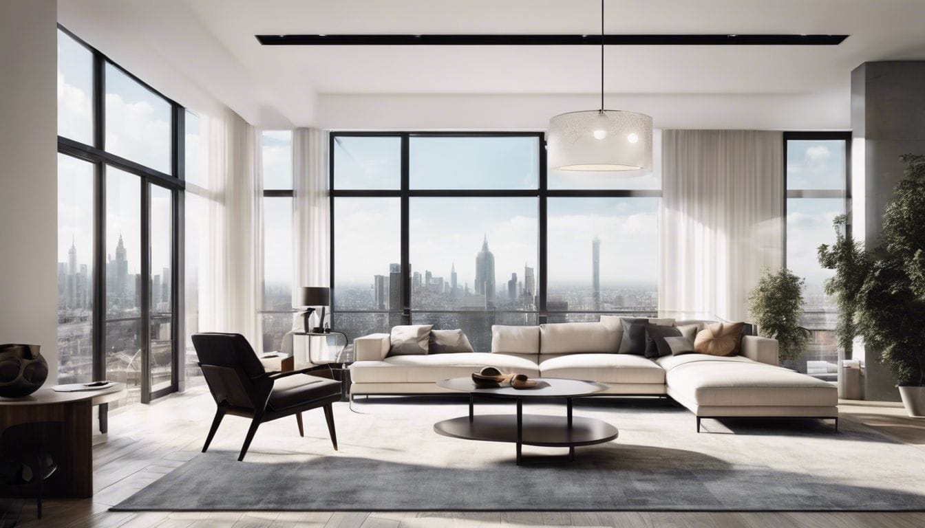 Grote Tegels Woonkamer: Ruimtelijk en Rustig